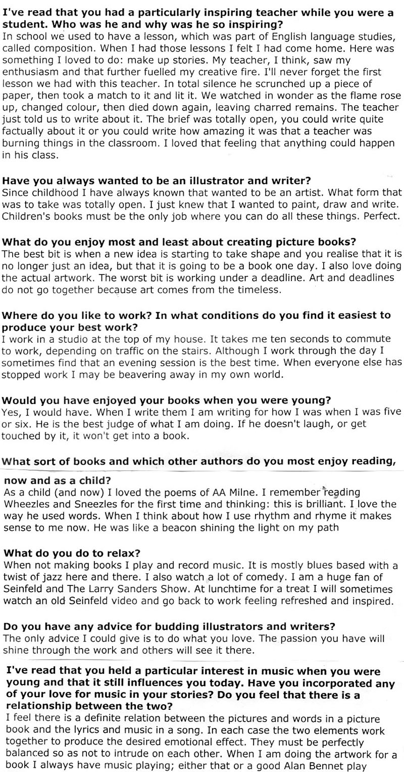 About Writing
